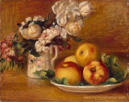 Pommes et fleurs