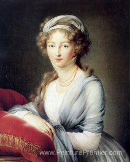 Portrait de l'impératrice Elisabeth Alexeievna de Russie