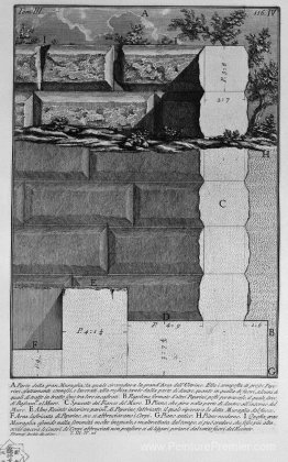 Les antiquités romaines, t. 3, planche IV. Une partie de la Gran