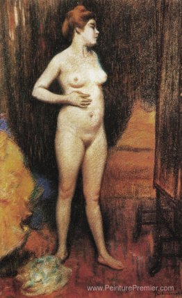 Femme nue dans le miroir