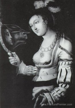 Métamorphose de Cranach (femme dans un miroir)