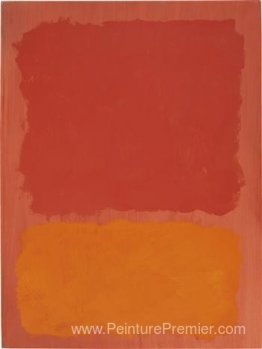 Sans titre (rouge et orange sur le saumon)