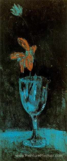 Un vase bleu