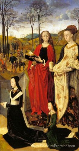 Le plus tard Portinari, St. Mary Magdalen et St. Margaret avec M