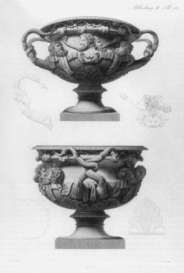 Le soi-disant «Vase Warwick», un célèbre objet en marbre antique