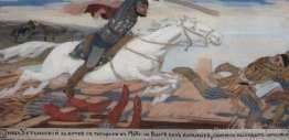 Prince Ukhtomsky dans la bataille avec Tartars à Volga en 1469