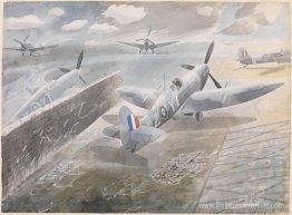 Spitfires à Sawbridgeworth, Herts 1942