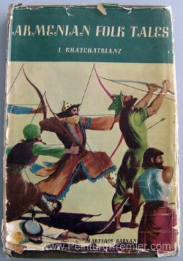 Couverture des «contes folkloriques arméniens» par I. Khatchatry