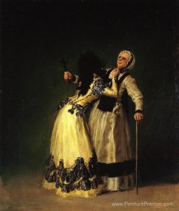 La duchesse d'Alba et son Duenna