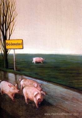 Nous ne voulons pas de porcs dans dodensted (détail)