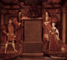 Henry VII, Elisabeth de York, Henry VIII et Jane Seymour