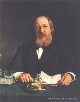 Portrait du poète et slavophile Ivan Sergeyevich Aksakov