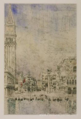 La Piazzetta et le vieux campanile, Venise