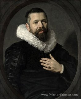 Portrait d'un homme barbu avec une ébauche