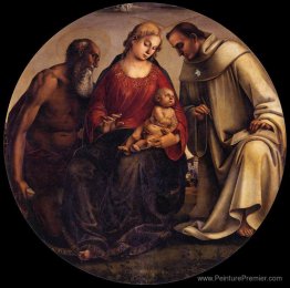 Vierge et enfant avec Sts Jerome et Bernard de Clairvaux