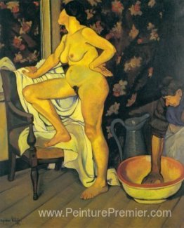 Femme à la toilette