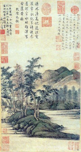 Habitation d'eau et de bambou