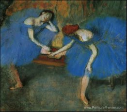 Deux danseurs en bleu