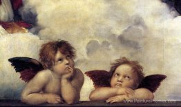 Putti, détail de la sixtine madonna