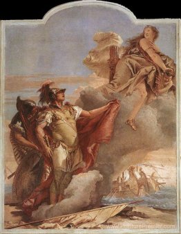 Adieu de Vénus à Énée, de la salle de l'Énéide dans la Palazzina