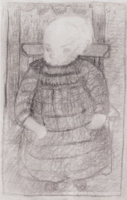 Enfant assis dans un fauteuil