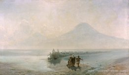 Découragement de Noé de la montagne Ararat