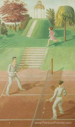 Tennis (triptyque, panneau central)