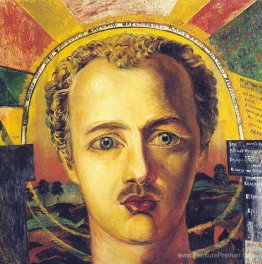 Portrait du poète-futuriste Wassily Kamensky