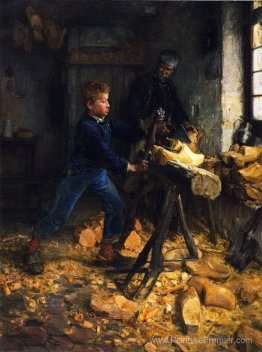 Le jeune fabricant de sabot