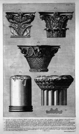 Pièces de colonnes et de capitales