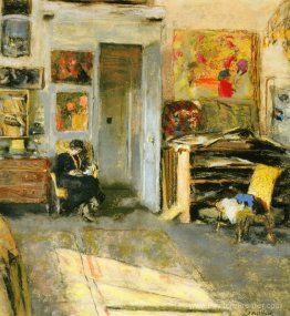 Madame Losse Hessel dans le studio de Vuillard