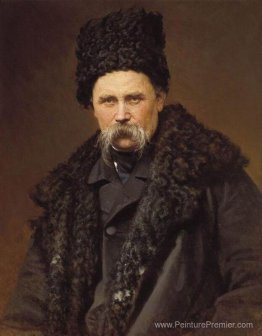 Portrait d'un poète et artiste Taras Shevchenko