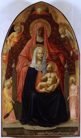 La Madonna et l'enfant avec St.Ana.