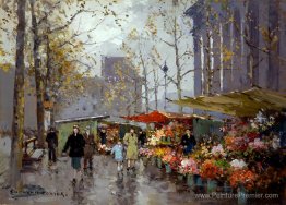 Marché des fleurs à La Madeleine