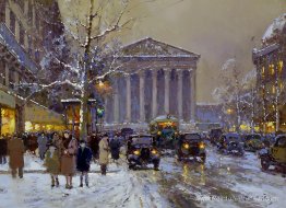 Rue Royale Madeleine, hiver