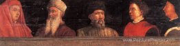 Portraits de Giotto, Uccello, Donatello, Manetti et Bruno