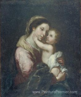 La vierge et le nourrisson Jésus