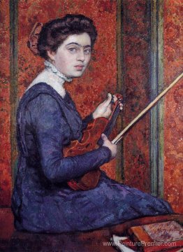 Femme au violon (portrait de René Druet)