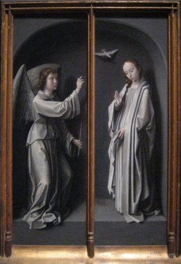 Archange Gabriel et Virgin annonciés