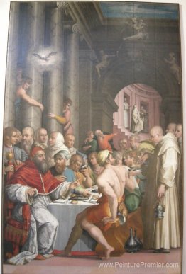 Dîner de Saint-Gregory le Grand (Clement VII)