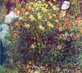 Filles dans le jardin