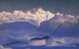 Himalaya. Montagnes bleues.