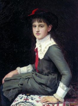 Portrait de Barbara Kirillovna Lemokh dans l'enfance