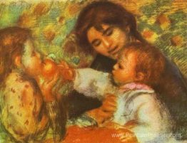 Gabrielle avec les enfants de Renoir