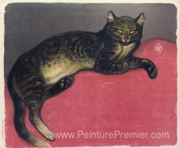 Cat d'hiver Litho