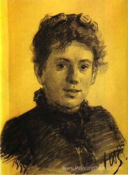 Portrait de Tatyana Tolstaya, la fille de Leo Tolstoy