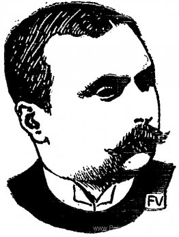 Portrait de l'écrivain danois Peter Nansen