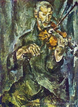 Portrait d'un violoniste Grigory Fedorovich Romashkov