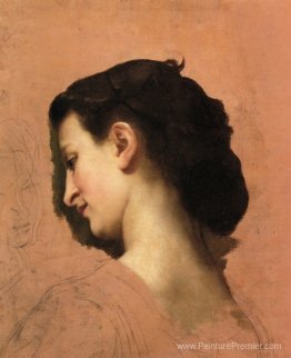 Étude de la tête d'une jeune fille