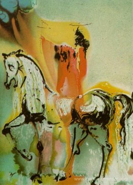 Le chevalier chrétien (les chevaux de Dali)